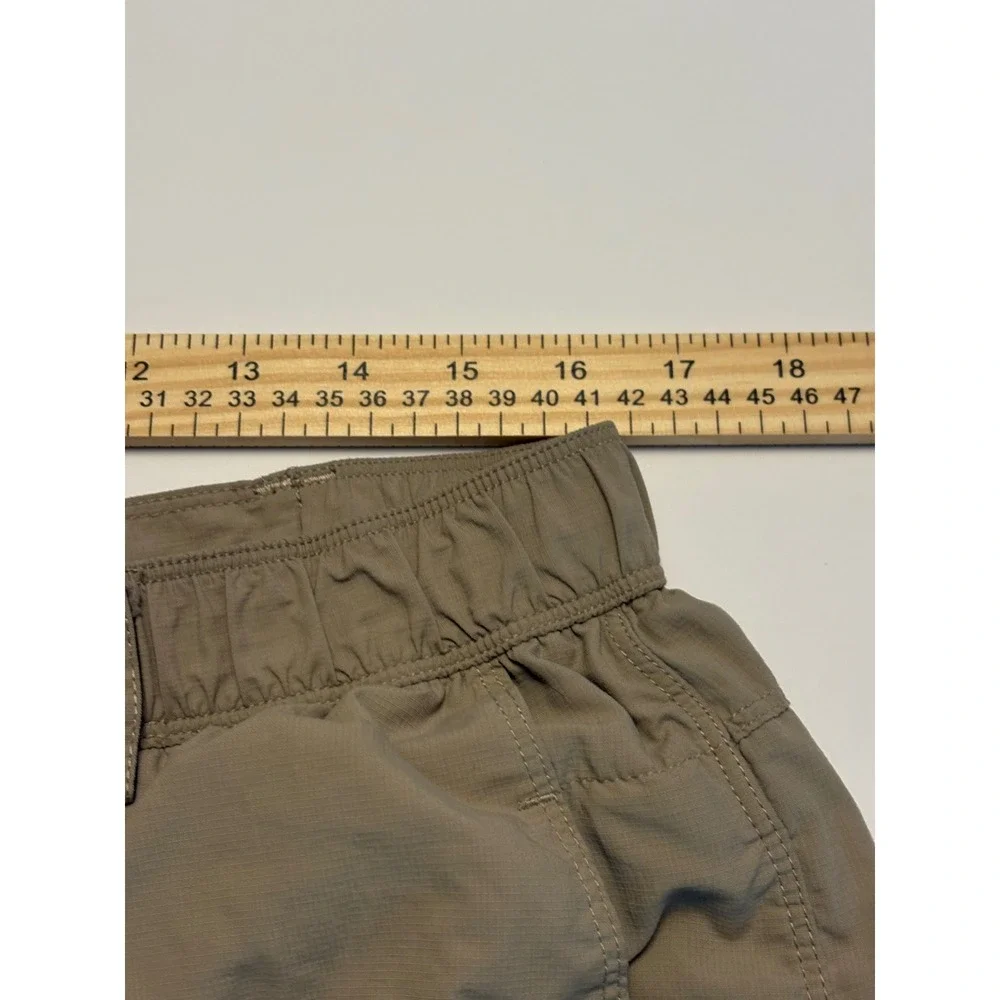 The North Face Cargo Shorts Mens Large Tan Ripstop Hiking Outdoor Utility